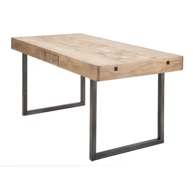 Stół jadalny MUMBAI ALL. 160x90x77 cm - Długość całkowita 240 (Akacja nilotica)